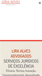 Mobile Screenshot of liraalvesadvogados.com.br